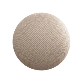 Quilted beige fabric